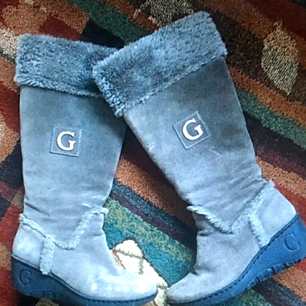 👢 G by Guess Aussie GRAY Cold Weather Winter Boots Size 7